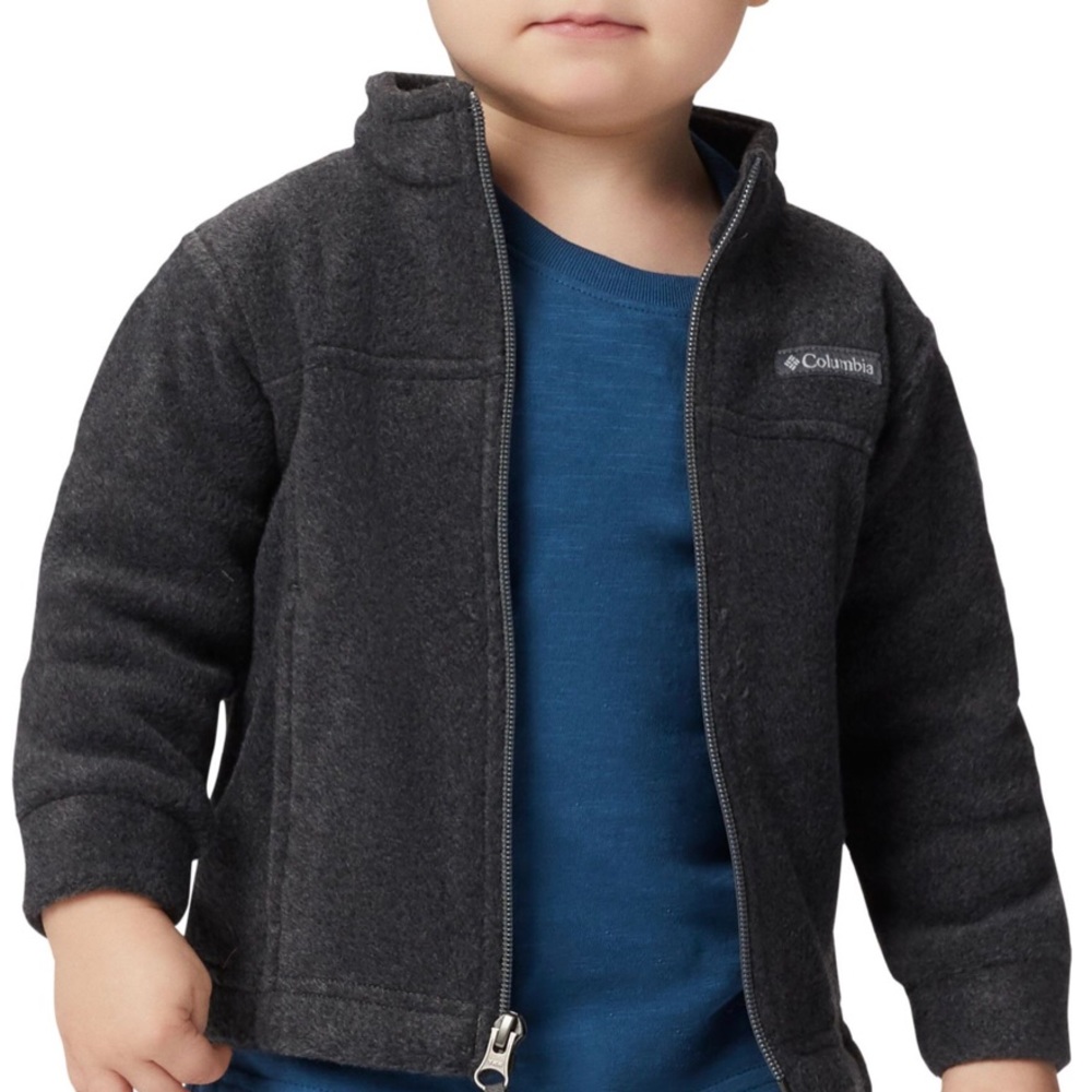 Grey Columbia Fleece Zippered Jacket